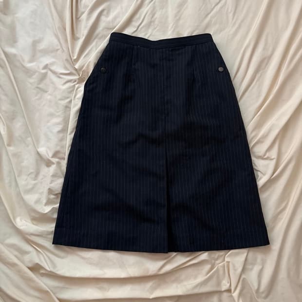 빈티지 핀스트라이프 스커트