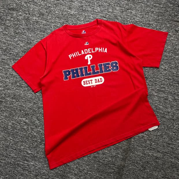마제스틱 MLB 필라델피아 필리스 반팔 티셔츠y 1499