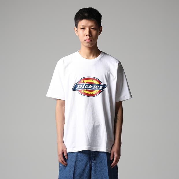 디키즈 트리 로고 티셔츠 White