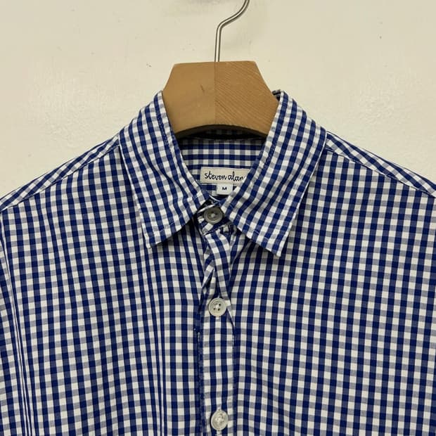 Steven Alan 깅엄 체크 셔츠
