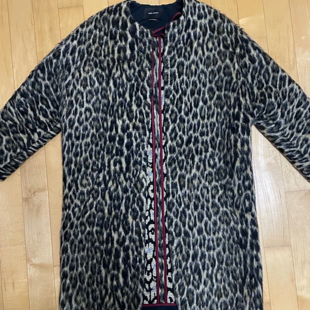 이자벨마랑 레오파트 코트