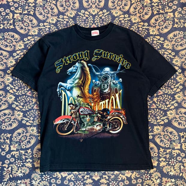 90-00s Michael 할리데이비슨 부틀렉 빈티지 티셔츠