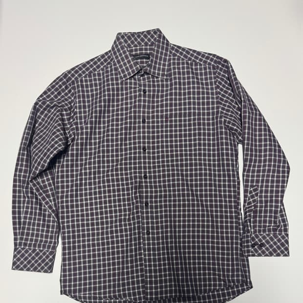 루이까또즈 클래식 체크 셔츠 L