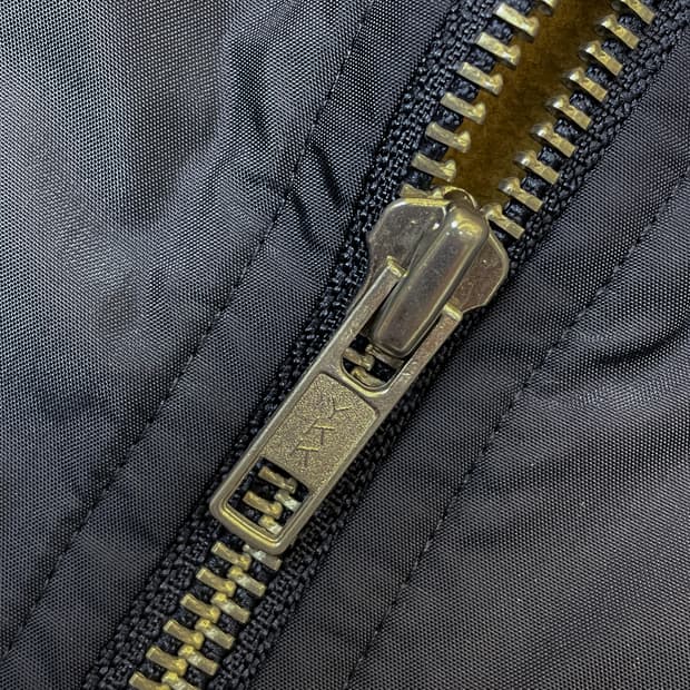 YVES SAINT LAURENT 입생로랑 90s 리플렉티브 로고 플리스 파카