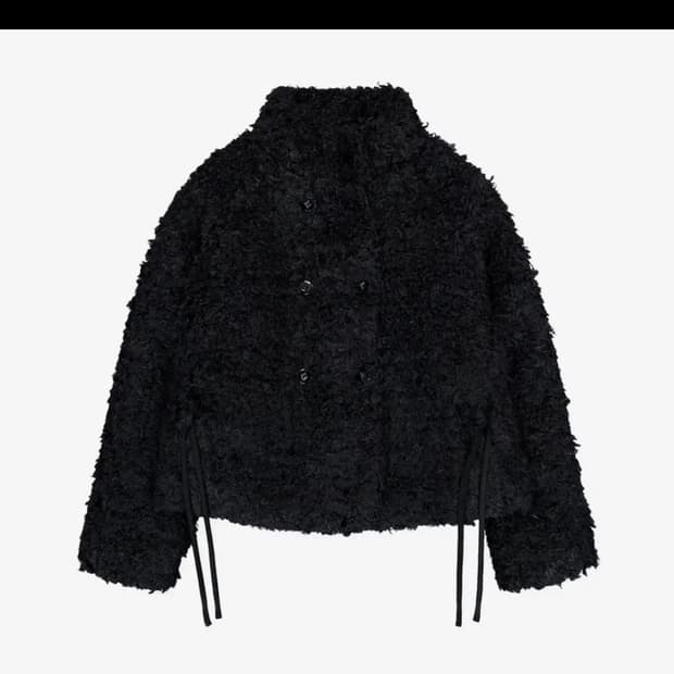 코이세이오 헤어리 퍼 자켓 블랙 구해요