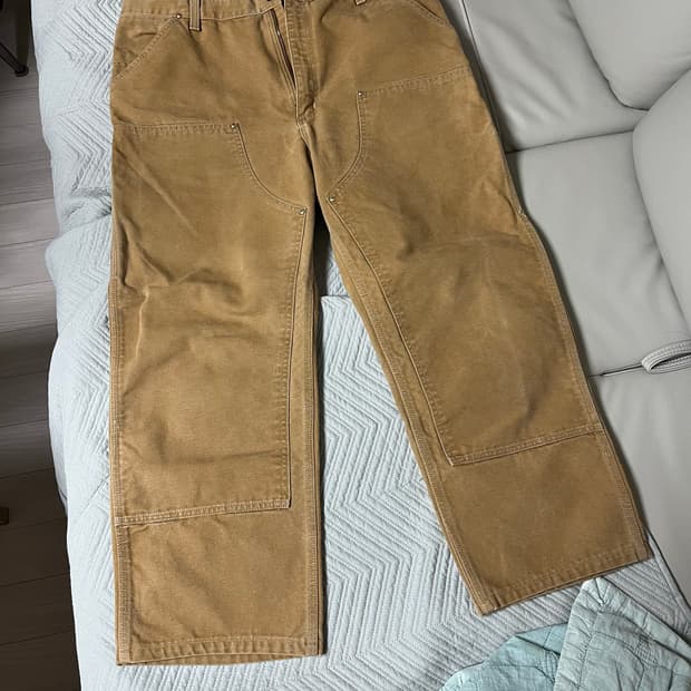 Made in usa 90s 칼하트 더블니 팬츠 팝니다