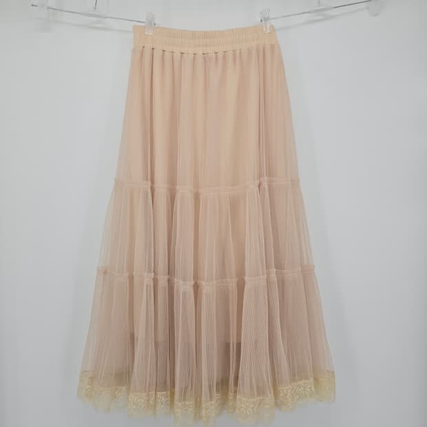 L'ECCOVE 캉캉 롱 스커트