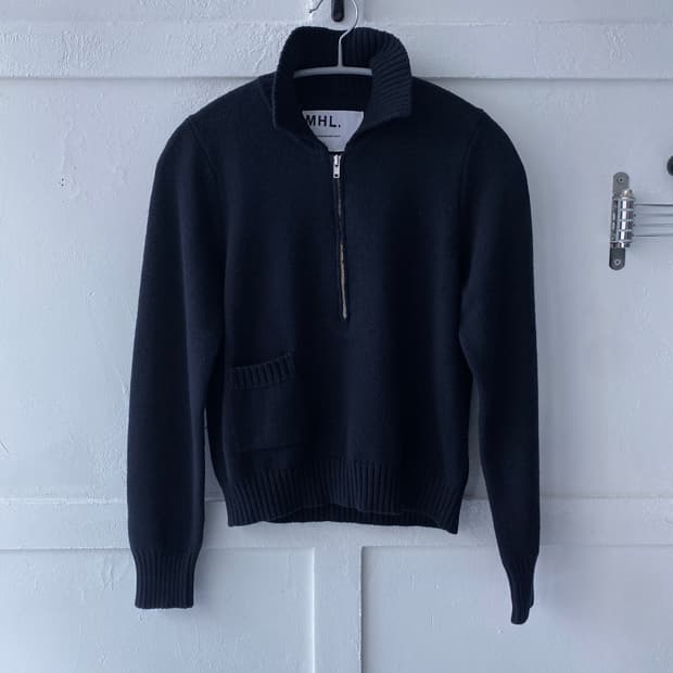 [MHL] 하프 집업 니트