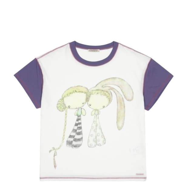 코이세이오 COLOR BLOCK GRAPHIC T-SHIRT사이즈1