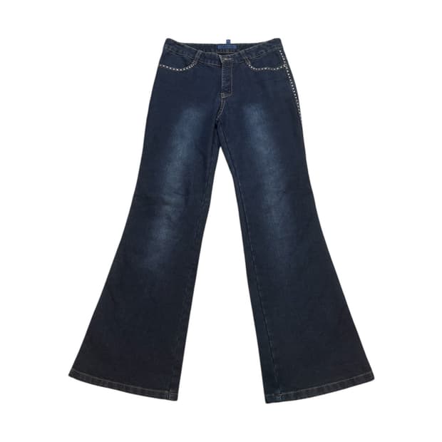 madsovva y2k 로우라이즈 부츠컷 데님 팬츠