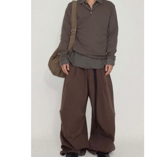 브라운 색상 헨리넥 급처합니다!! 