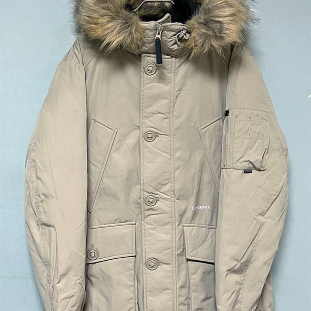 커버낫 남자 야상패딩 덕다운 새상품 빵빵한 캐주얼 L 100