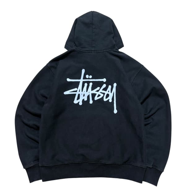 스투시 베이직로고 헤비 후드티