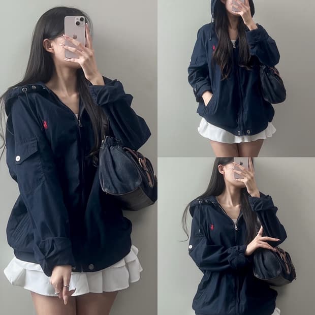 폴로 후드 자켓