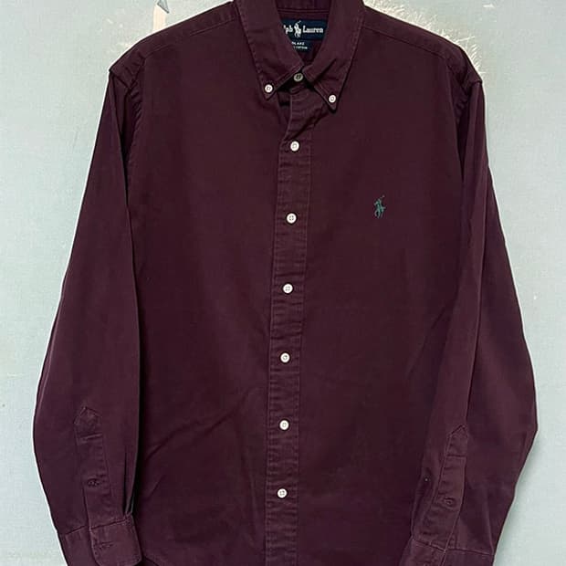 POLO 폴로 남자 브레이크 셔츠 춘추 버건디 M 95