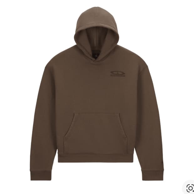 트레비스 스캇 조던 후드티 L 브라운