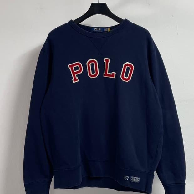 폴로 랄프로렌 아치로고 헤비스웻 맨투맨 (on.145)