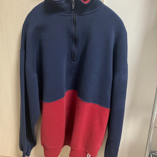 (XL) 러셀 하프집업 스웨트셔츠