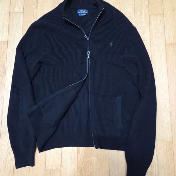 폴로 랄프로렌 투웨이 집업 니트 L