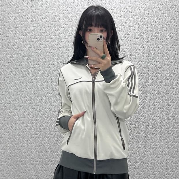 아디다스X베스파 레트로 Y2K 00's 져지 집업 100 C11913