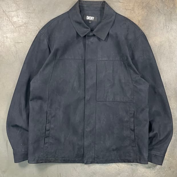 DKNY 스웨이드 블루종 자켓