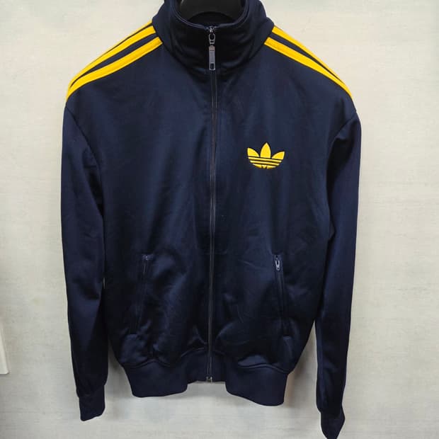 아디다스 파이어버드 트랙탑 져지 85 네이비옐로우 