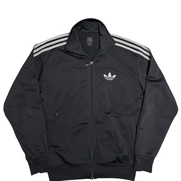 아디다스 구형 파이어버드 져지 블랙 실버 105사이즈