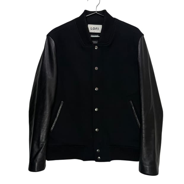 로파이 가죽 스타디움 자켓