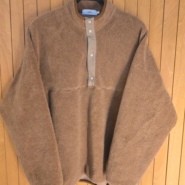 그라프페이퍼 울 풀오버 플리스 후리스 신칠라