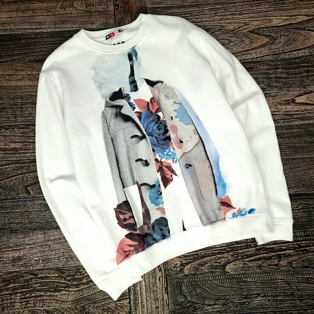 [MSGM] 빅로고 프린팅 오버핏 맨투맨 P00819