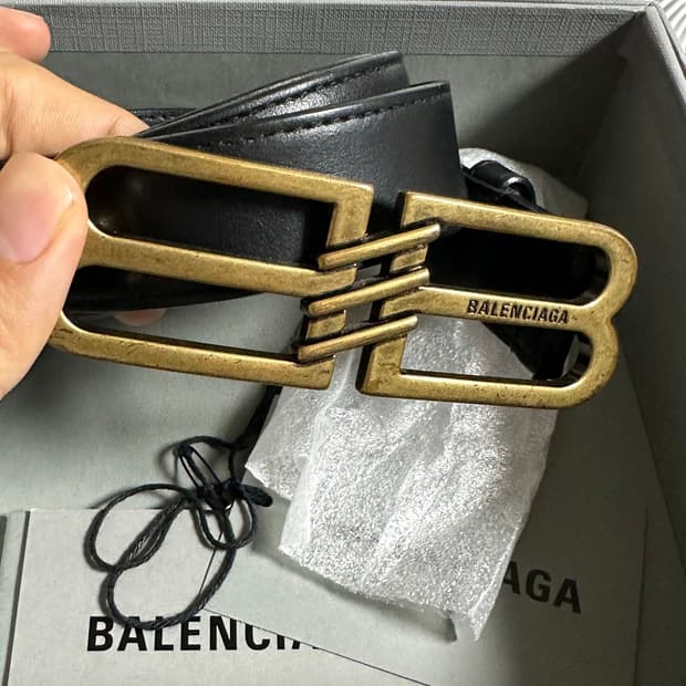 Balenciaga 발렌시아가 금장 벨트