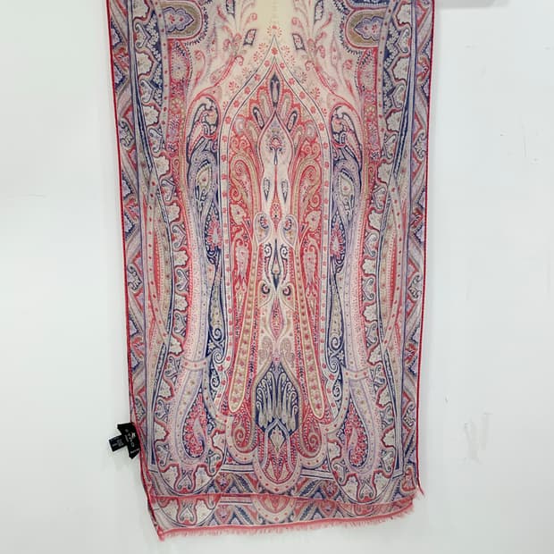 에트로 실크 페이즐리 머플러