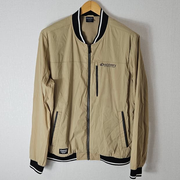 디스커버리 경량우븐 바람막이 봄버자켓 베이지 105