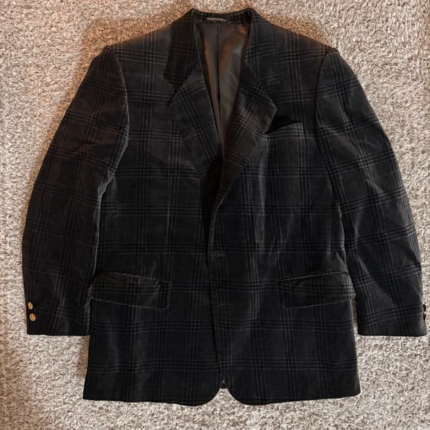 입생로랑 벨벳 클래식 자켓 100