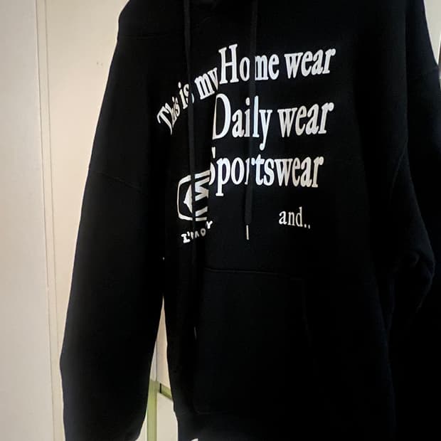 더콜디스트모먼트 후드티 블랙 L