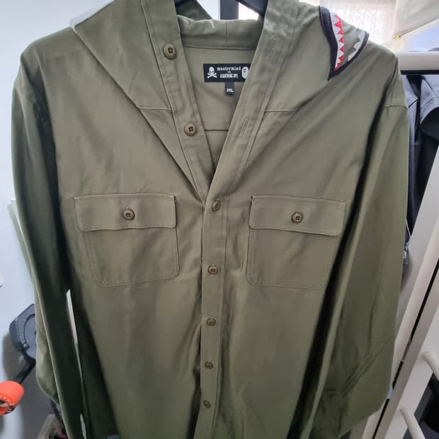 베이프vs마스터마인드 후드셔츠