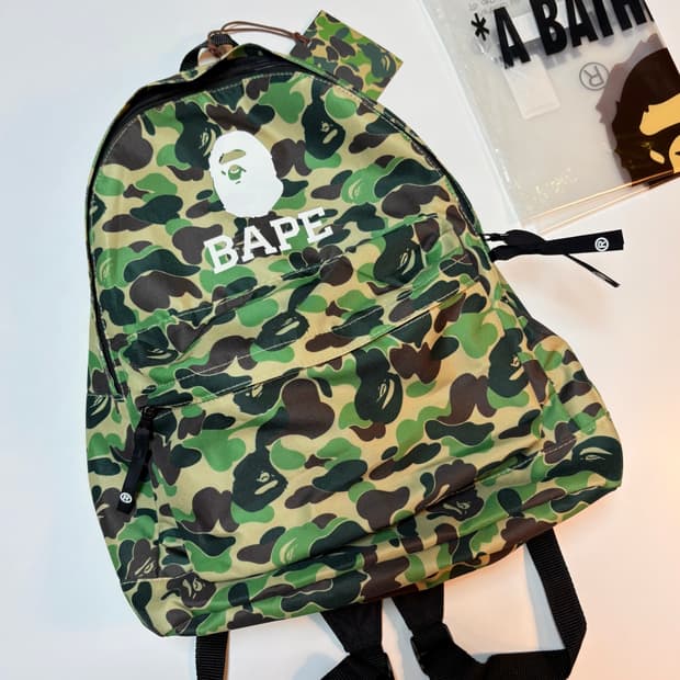 BAPE HAPPY NEW YEAR BAG 베이프 백팩 밀리터리