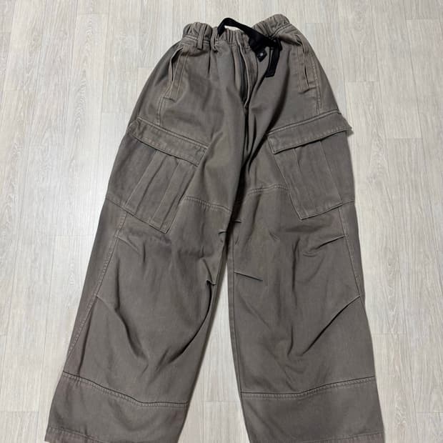 해칭룸 밀팬츠 워시드올리브 3사이즈(M)