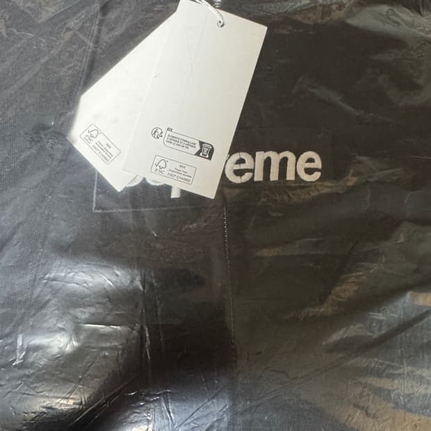 슈프림 마르지엘라 mm6 박스로고 후드집업 L