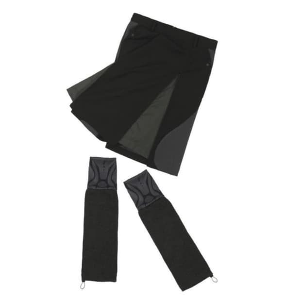 오호스 레그워머 미디스커트