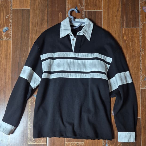 [1]이지노이지 워시드 럭비 스웨트셔츠