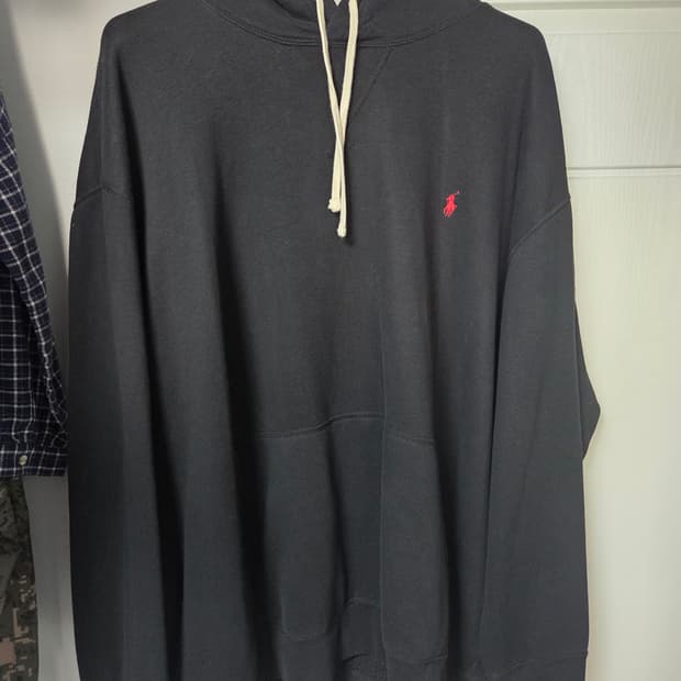 (4XL) (4XB) 폴로 블랙포니 후드티