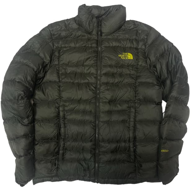 노스페이스 800 카키경량패딩 M