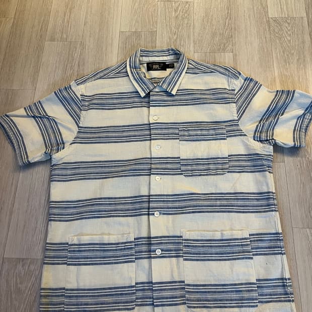 RRL navy 반팔셔츠 L 