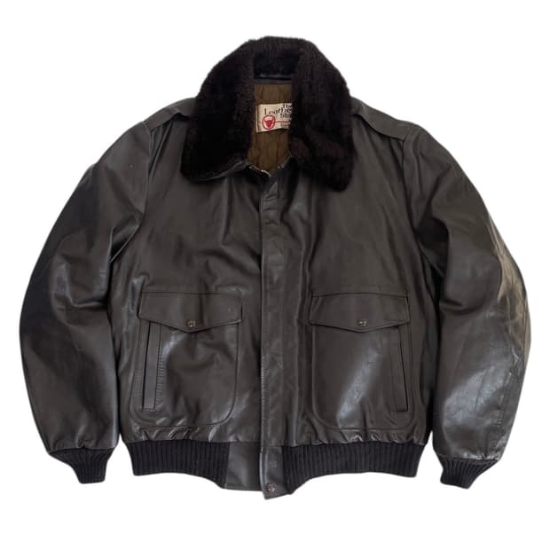 7-80's 시어스 더 레더샵 A-2 플라이트 자켓