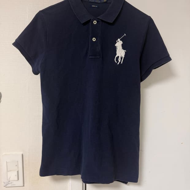 폴로 랄프로렌 빅포니 스키니핏 카라티 반팔 S