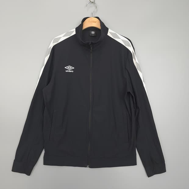 엄브로 Umbro 배색라인 트랙 집업 자켓 블랙 105(XL)