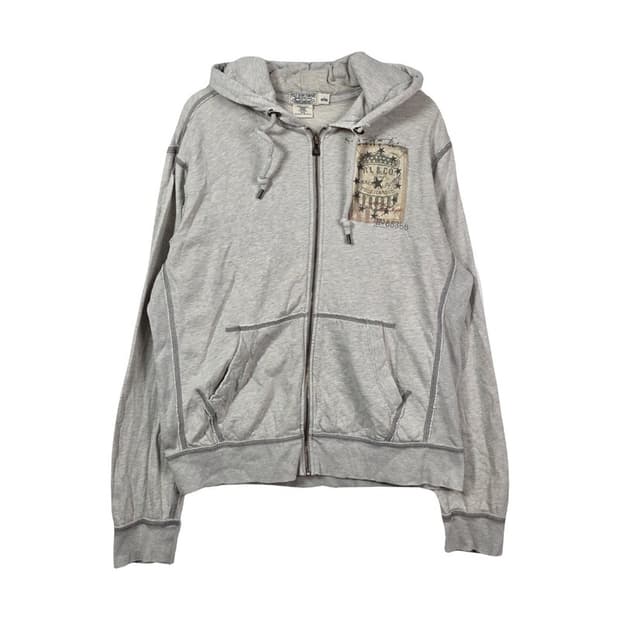 폴로 진스 랄프로렌 아카이브 성조기 패치 빈티지 후드집업 L