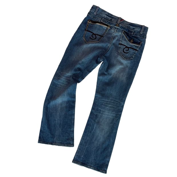 오리진 프리미엄(Oririn Premium) 언밸런스 포켓 디테일 데님