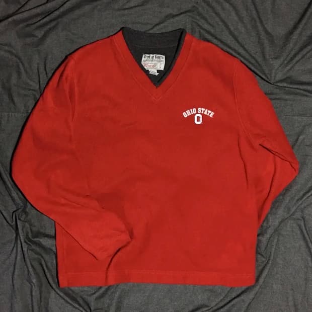 Ohio State Univ. V-Neck pullover fleece 